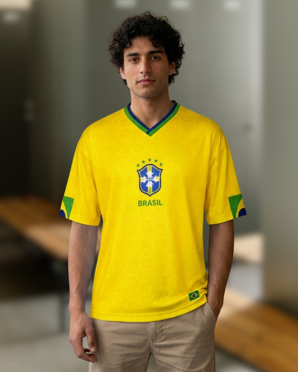 Brazil Fan Edition Drop Shoulder Jersey