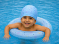 Kids Elastic Swim Cap