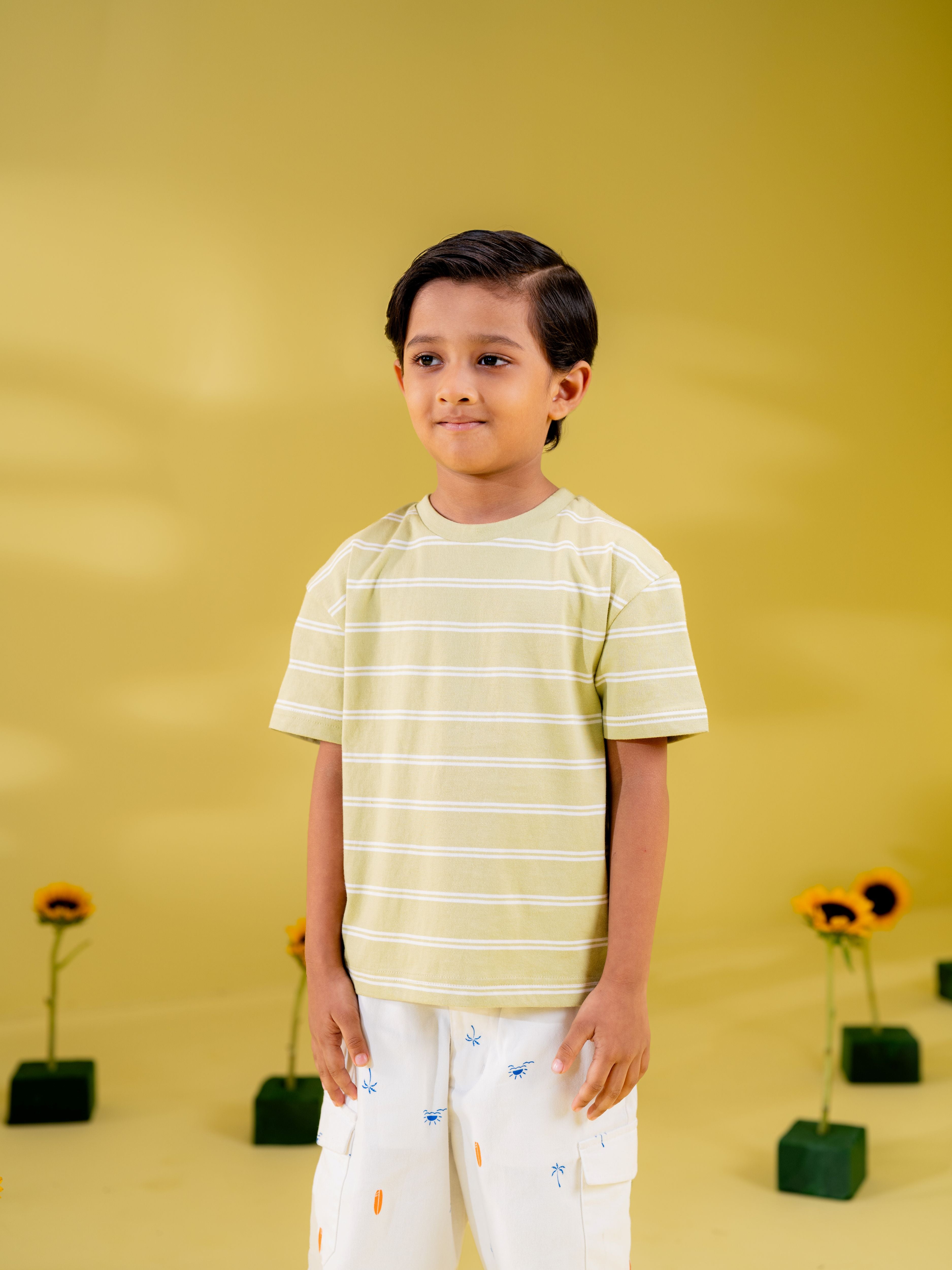 Boy's Mint Stripe T-Shirt