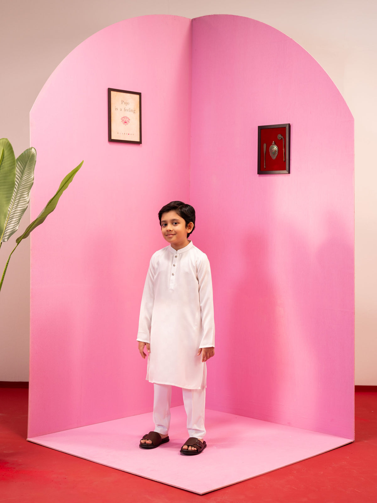Boy's White Panjabi