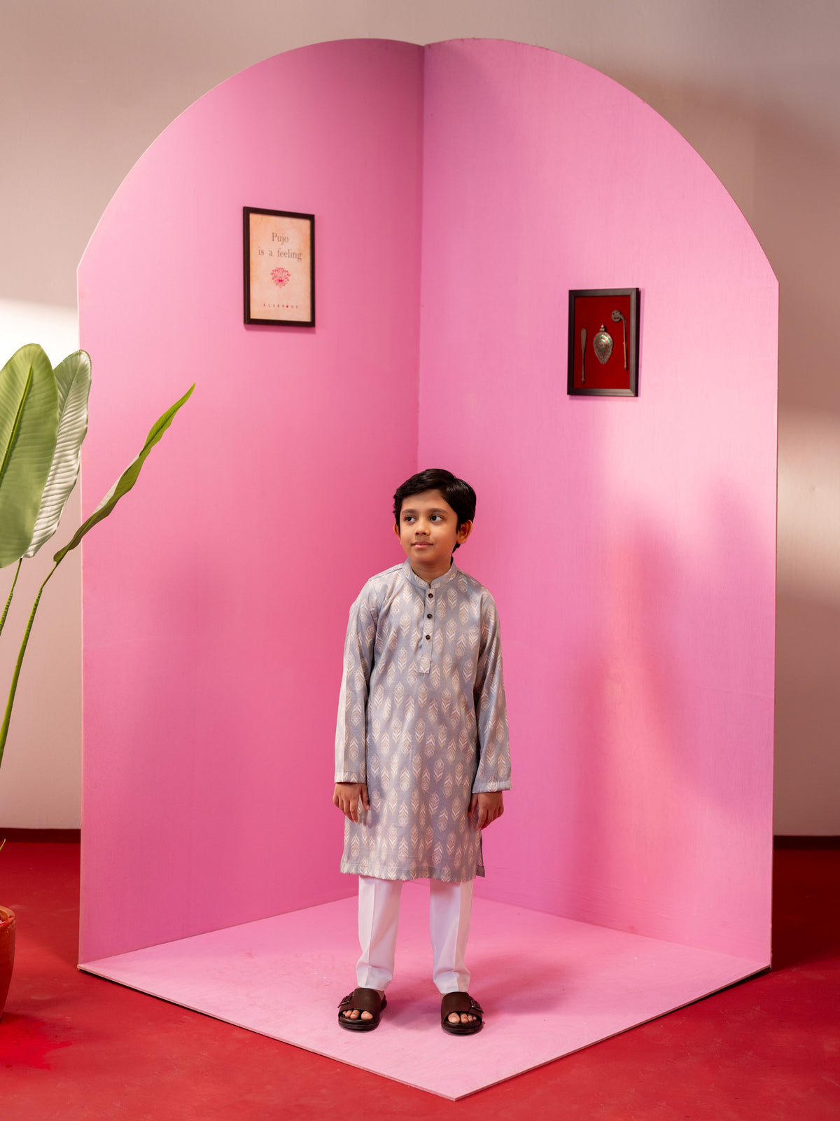Boy's Sky Blue Panjabi