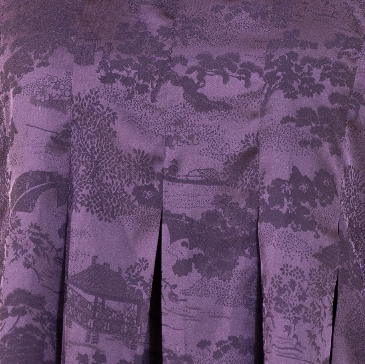 Dark Purple Women's Woven Fashion Top