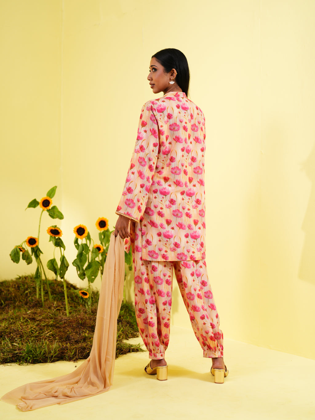 Women's Print 3 Piece Suit