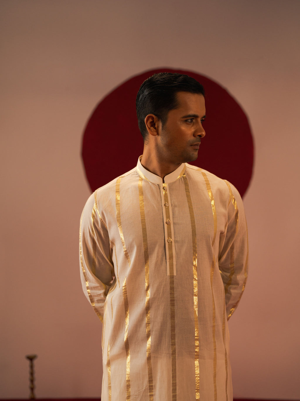 Men's Off White Panjabi