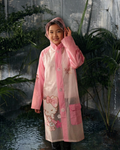 Baby Pink Hello Kitty Raincoat with Hood