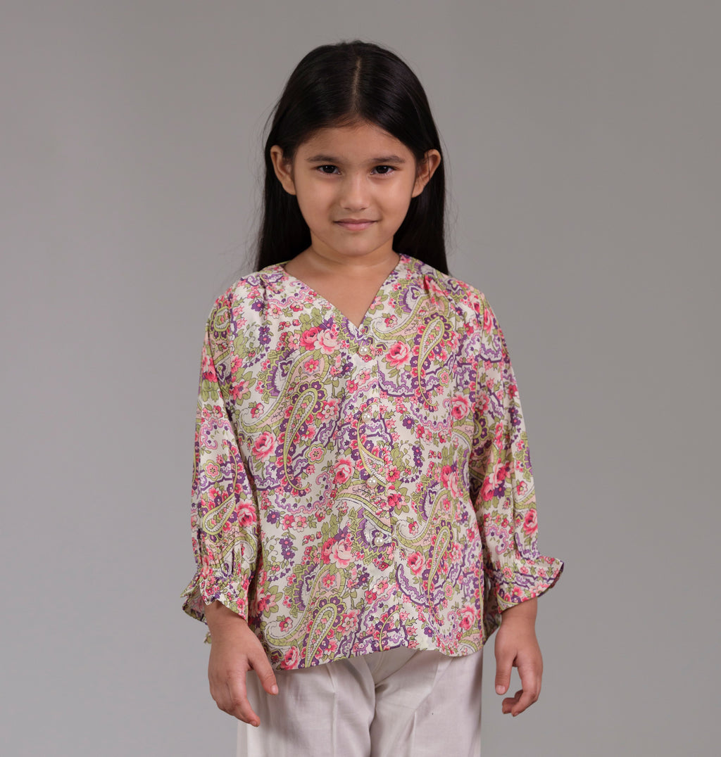 Girl's Western Top