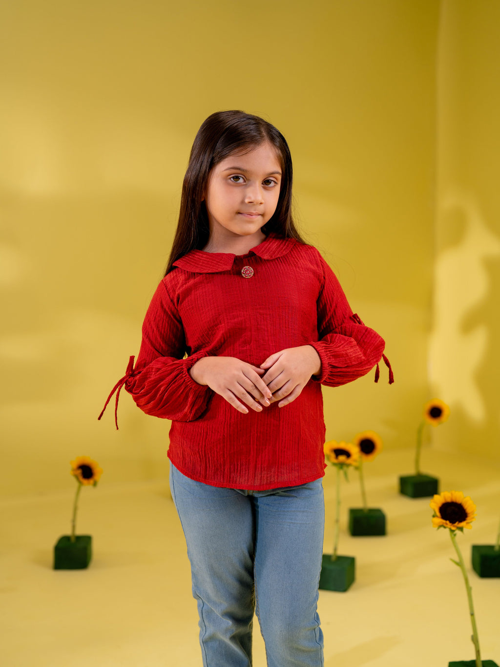 Girl's Western Top