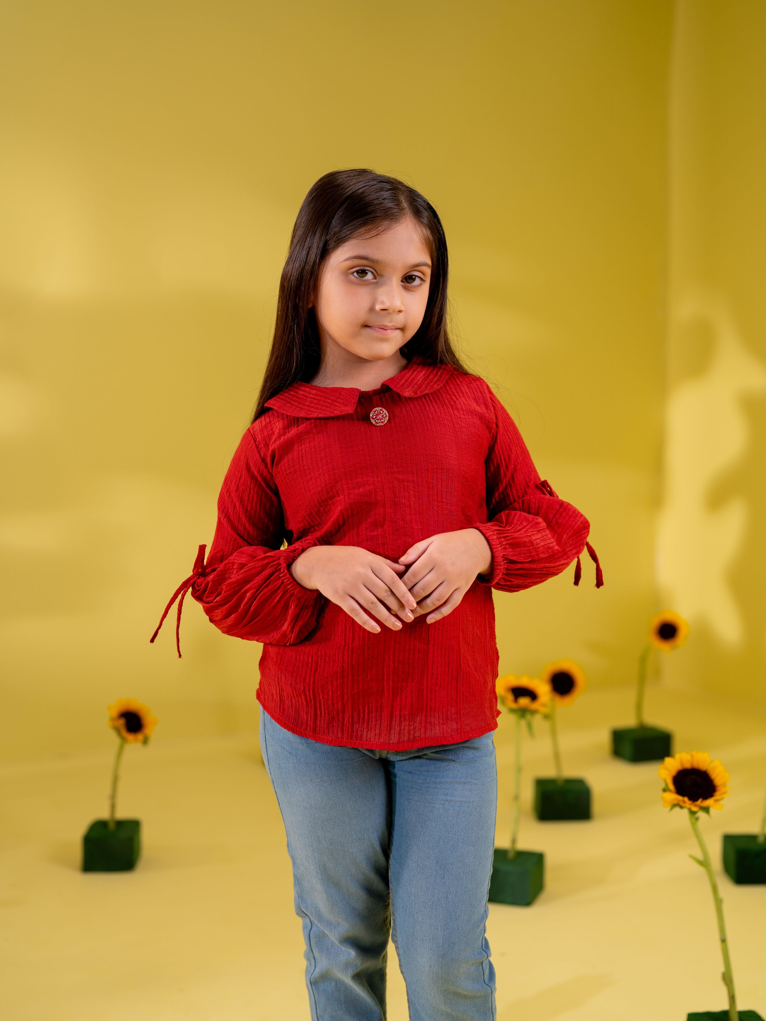 Girl's Western Top