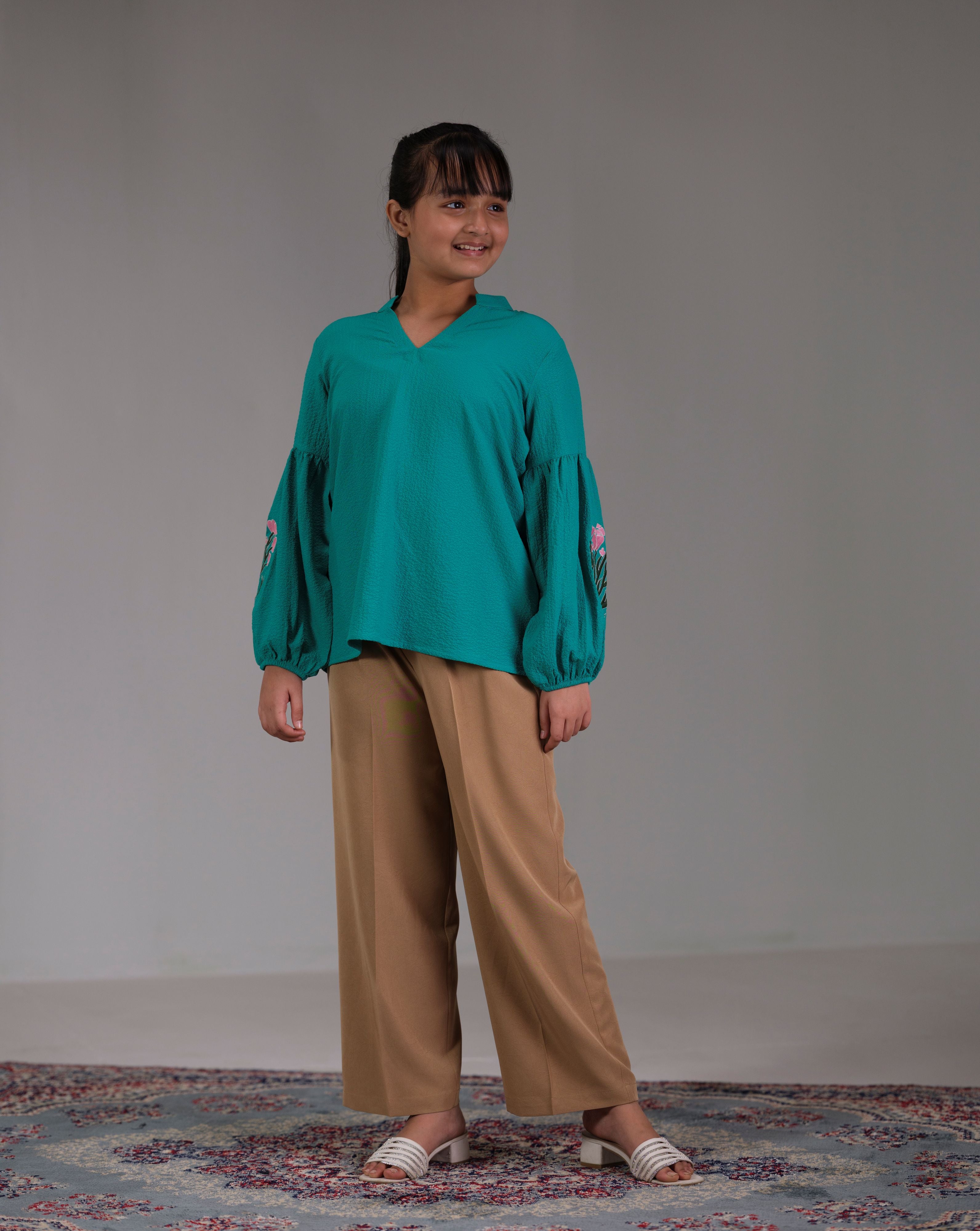 Junior Girl's Ethnic Top