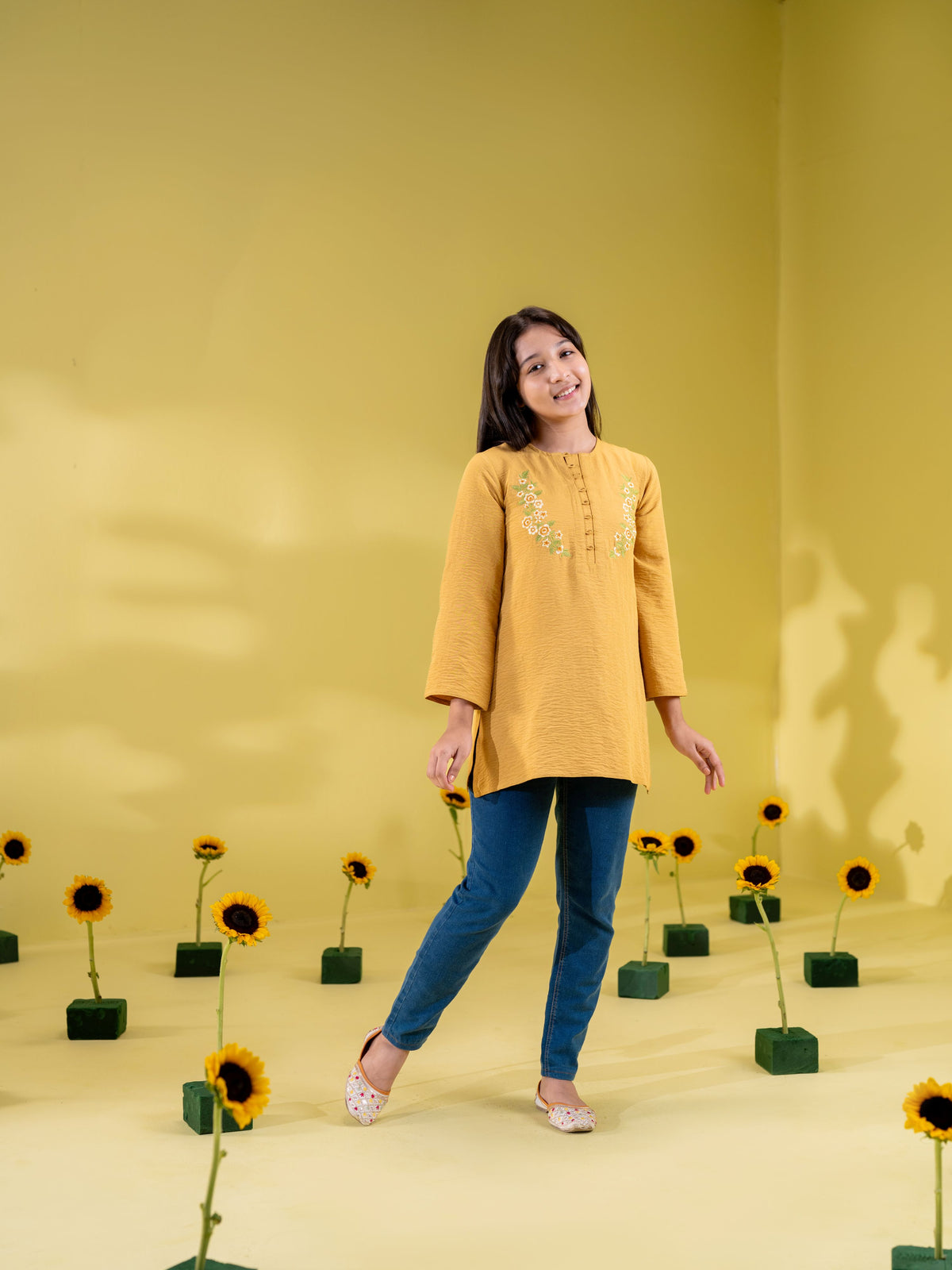 Junior Girl's Ethnic Top