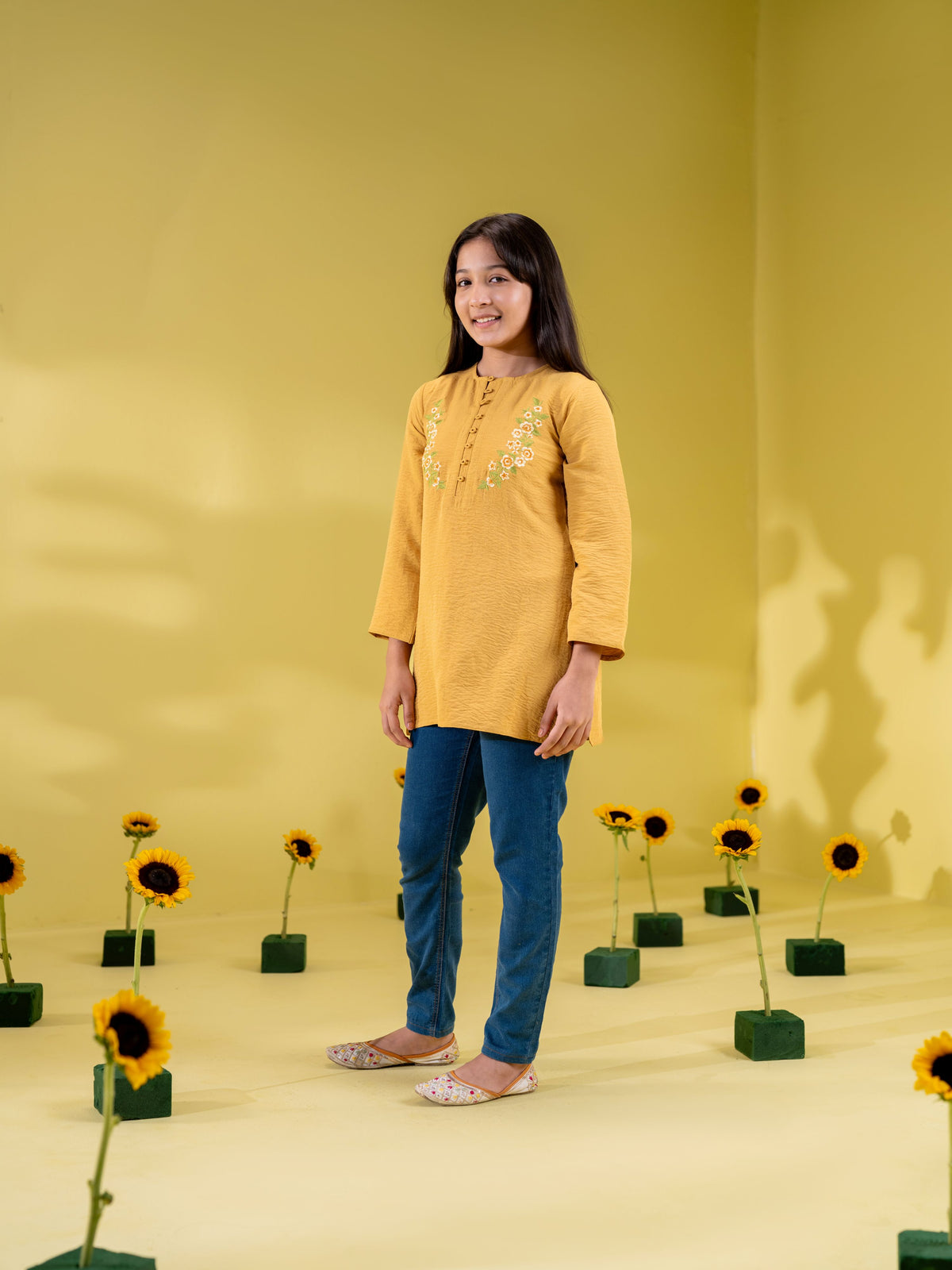 Junior Girl's Ethnic Top
