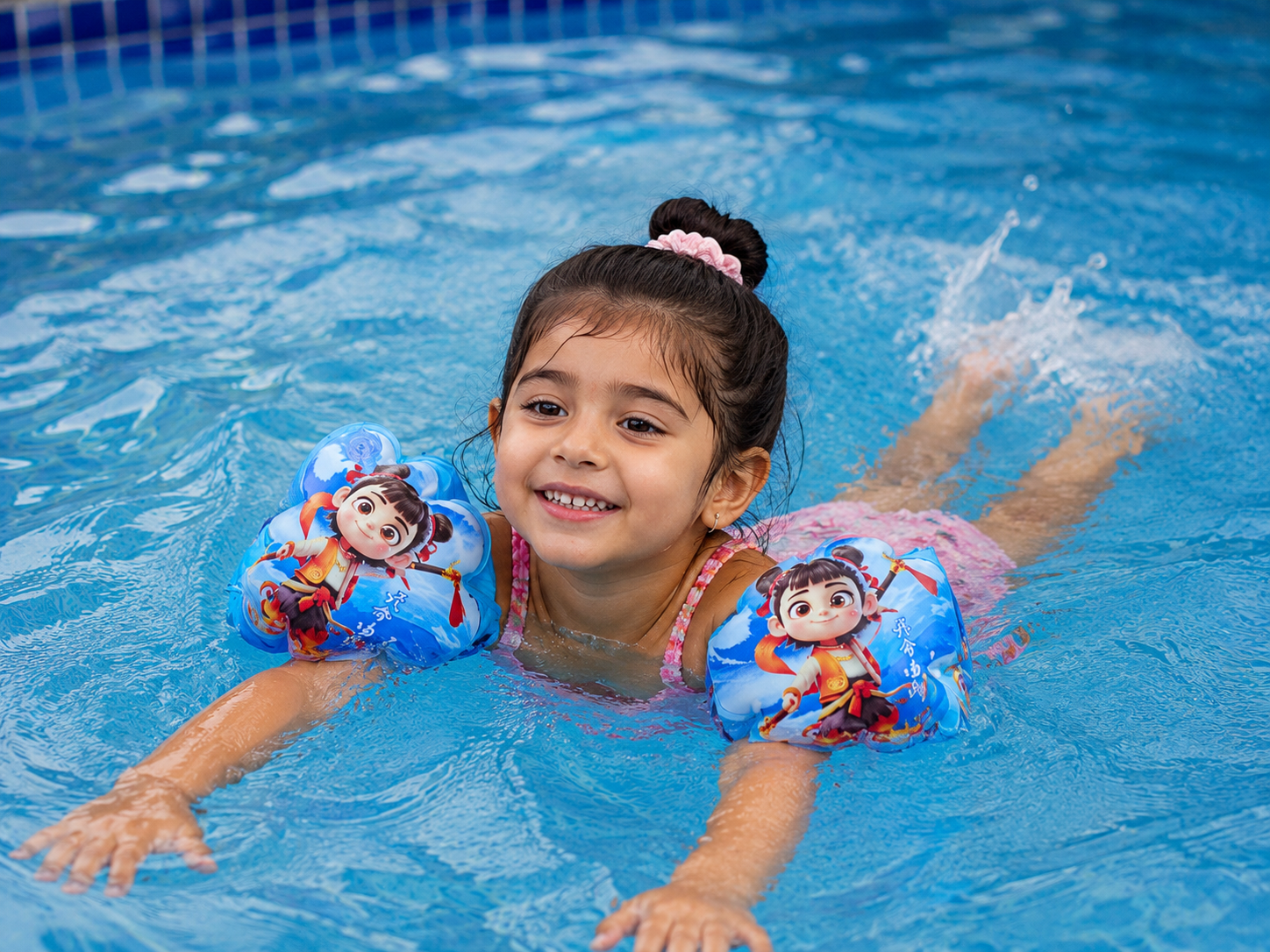 Kids Inflatable Swimming Arm Floats for Toddlers