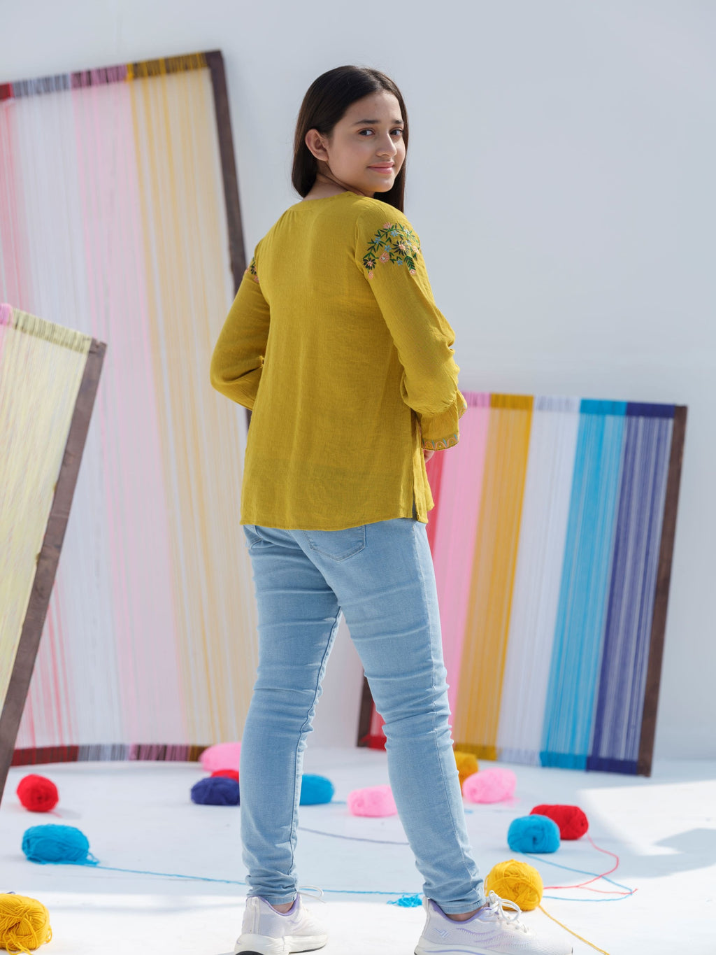 Junior Girl's Ethnic Top