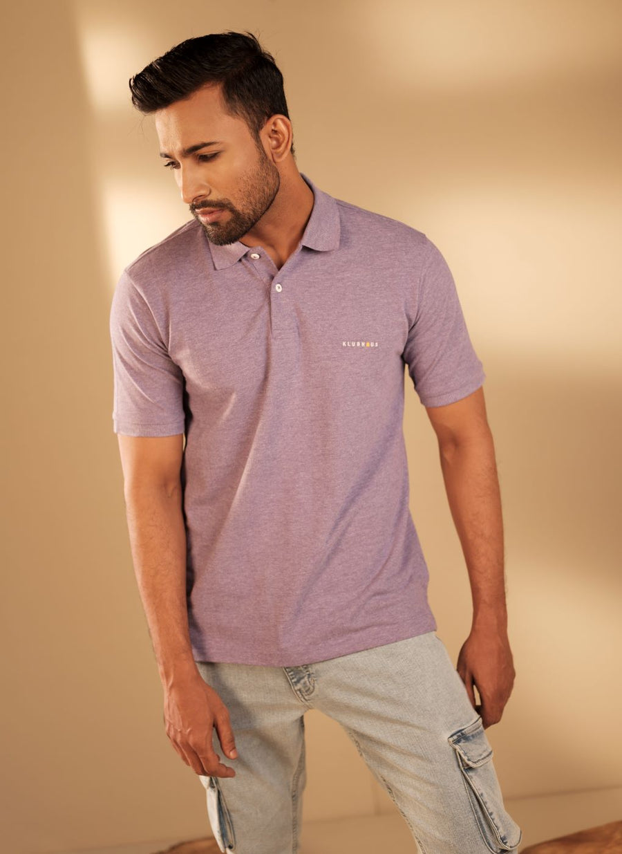 Men's Polo Shirt Lavender
