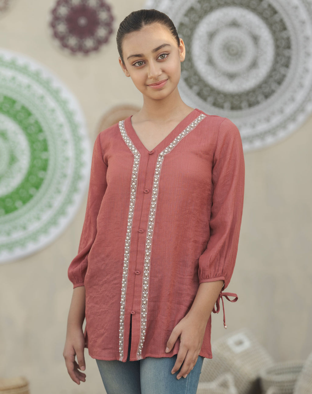 Junior Girl's Ethnic Frock