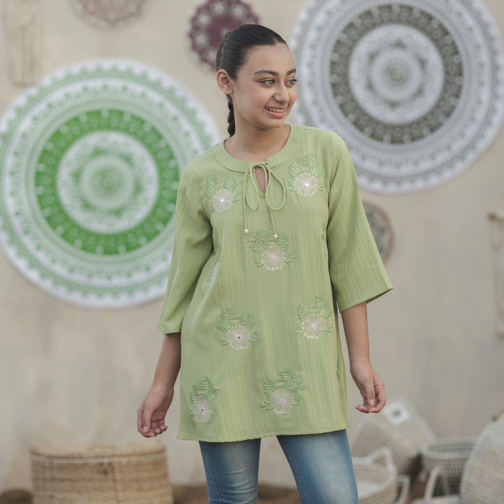 Junior Girl's Ethnic Frock