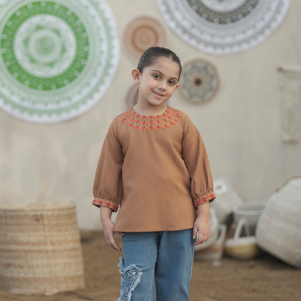 Girl's Ethnic Top