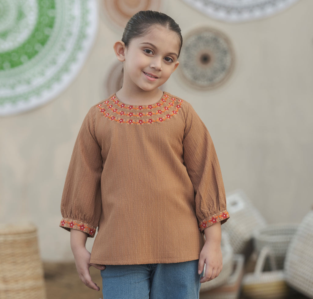 Girl's Ethnic Top