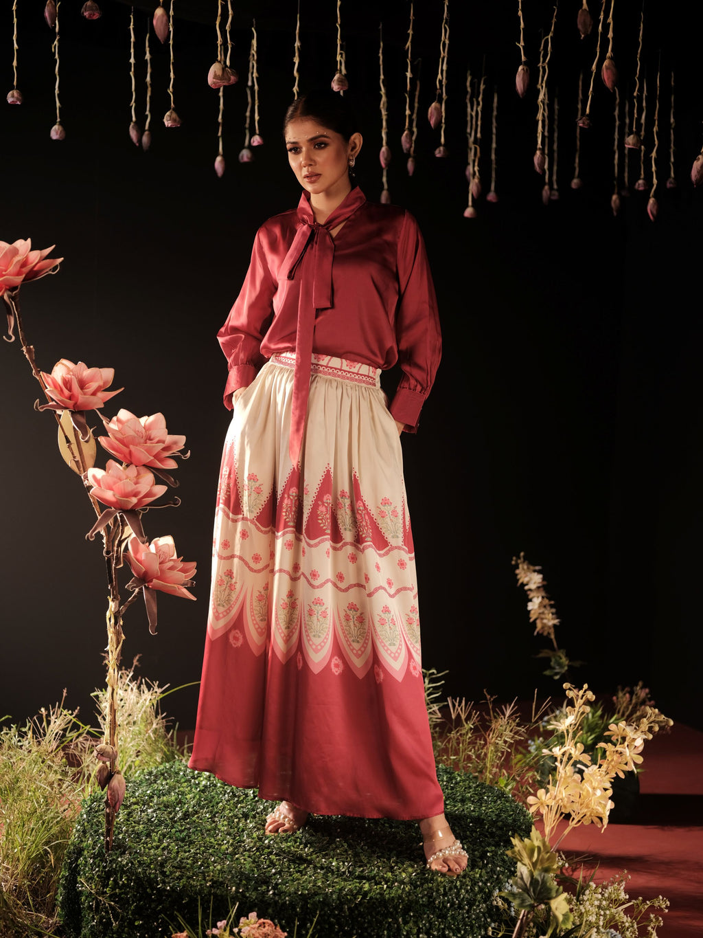 Women's Long Skirt Set