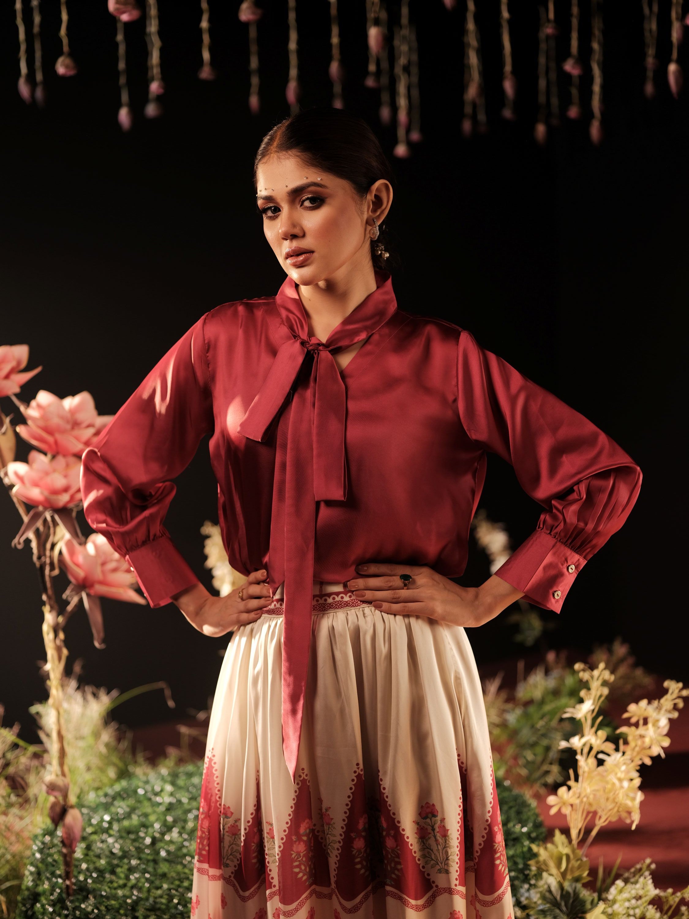 Women's Long Skirt Set