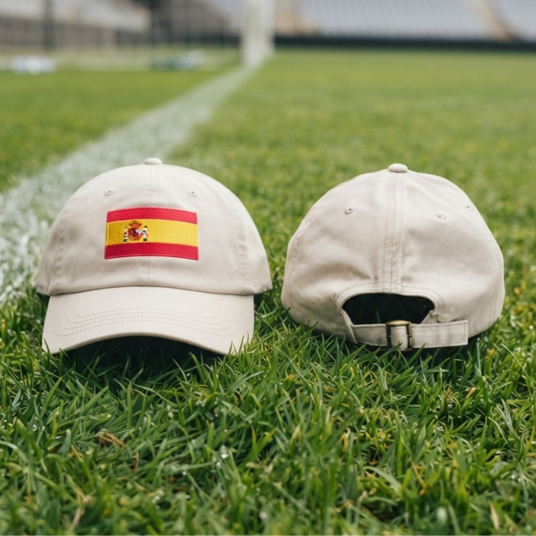 Spain Flag Embroidered Premium Classic Cap