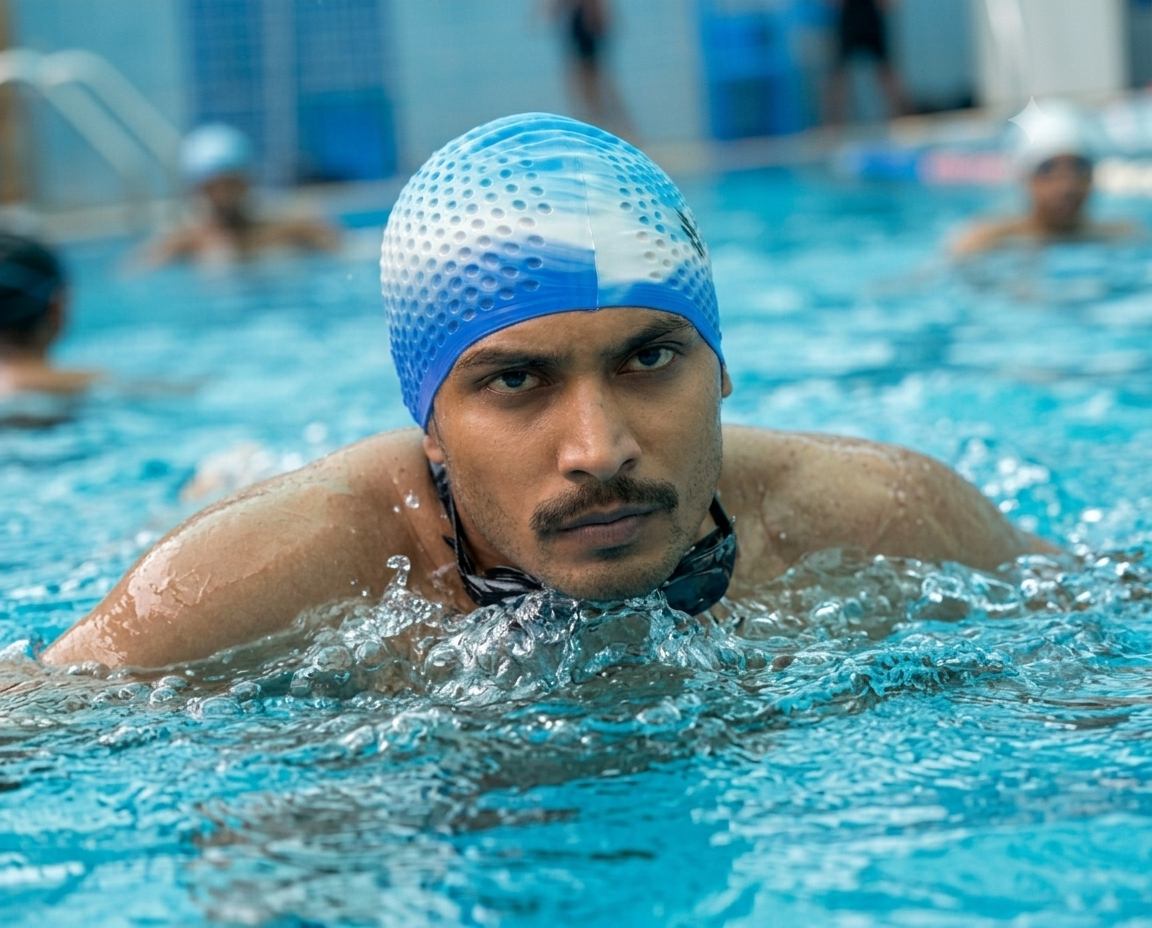 Textured Non-Slip Swim Cap