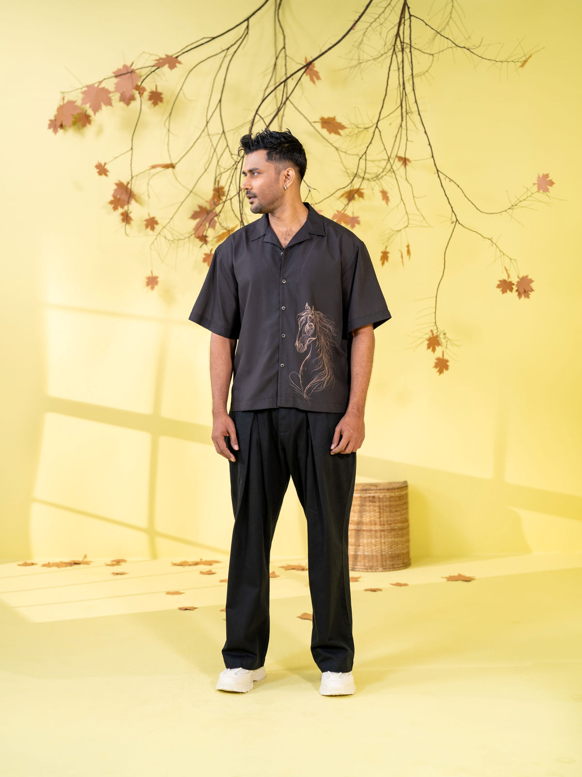 Men's Black Casual Shirt
