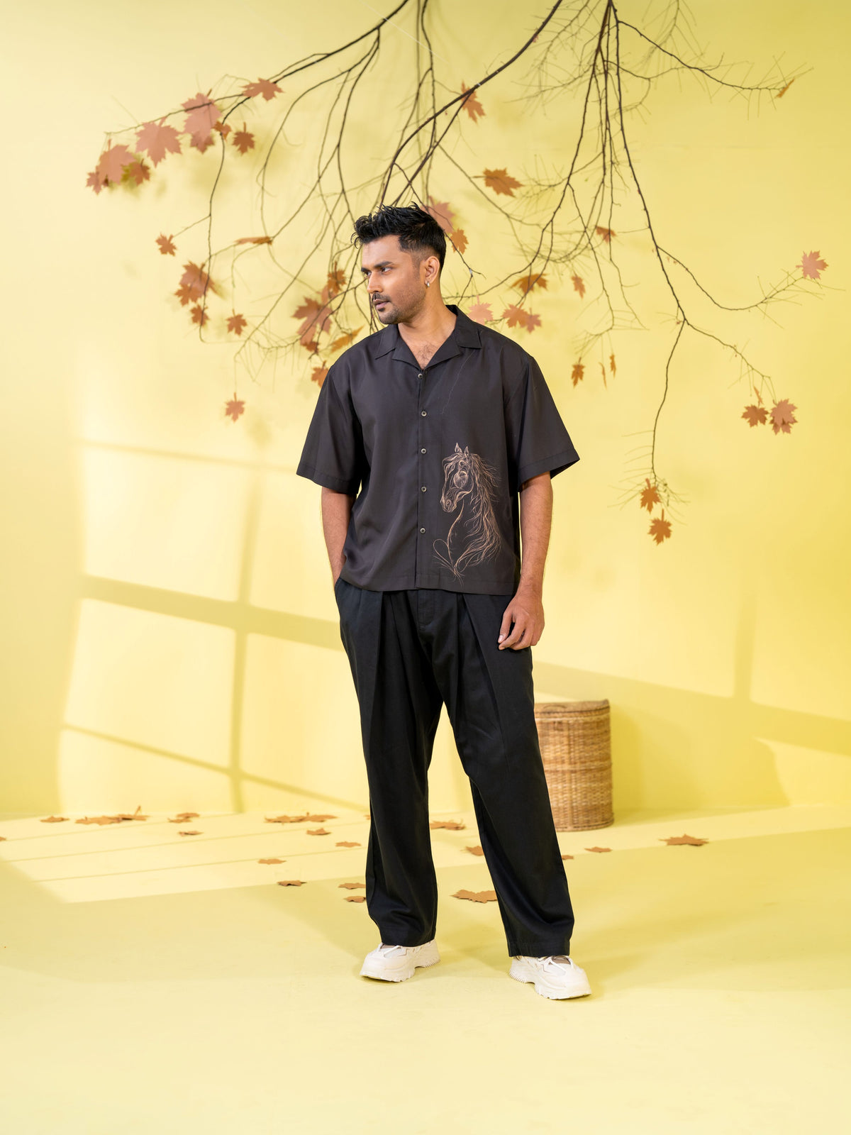 Men's Black Casual Shirt