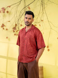 Men's Burnt Orange Casual Shirt
