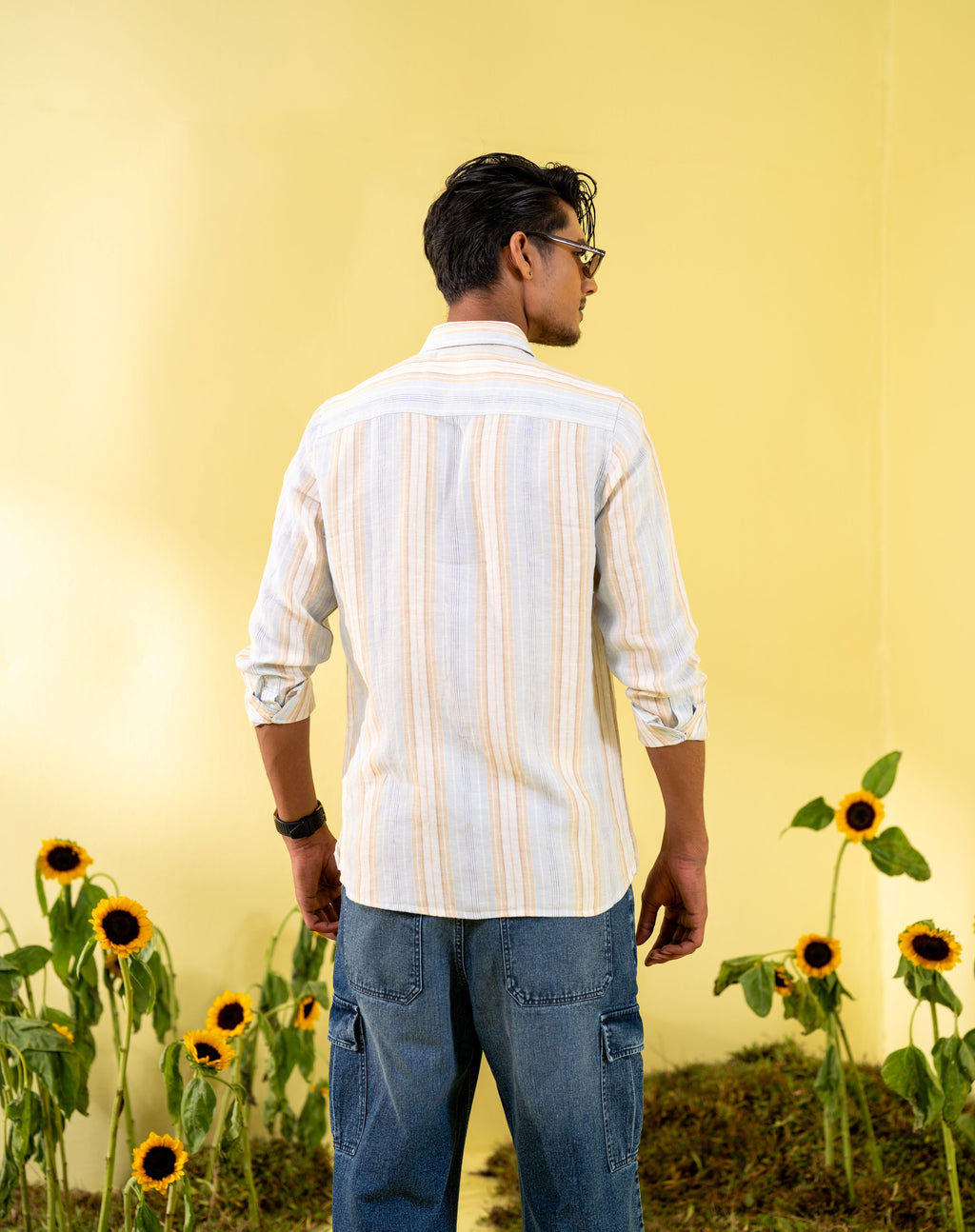 Multi Stripe Men's Casual Shirt
