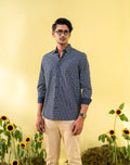 Dark Navy Men's Casual Shirt