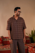 Men's Dk Brown Casual Shirt