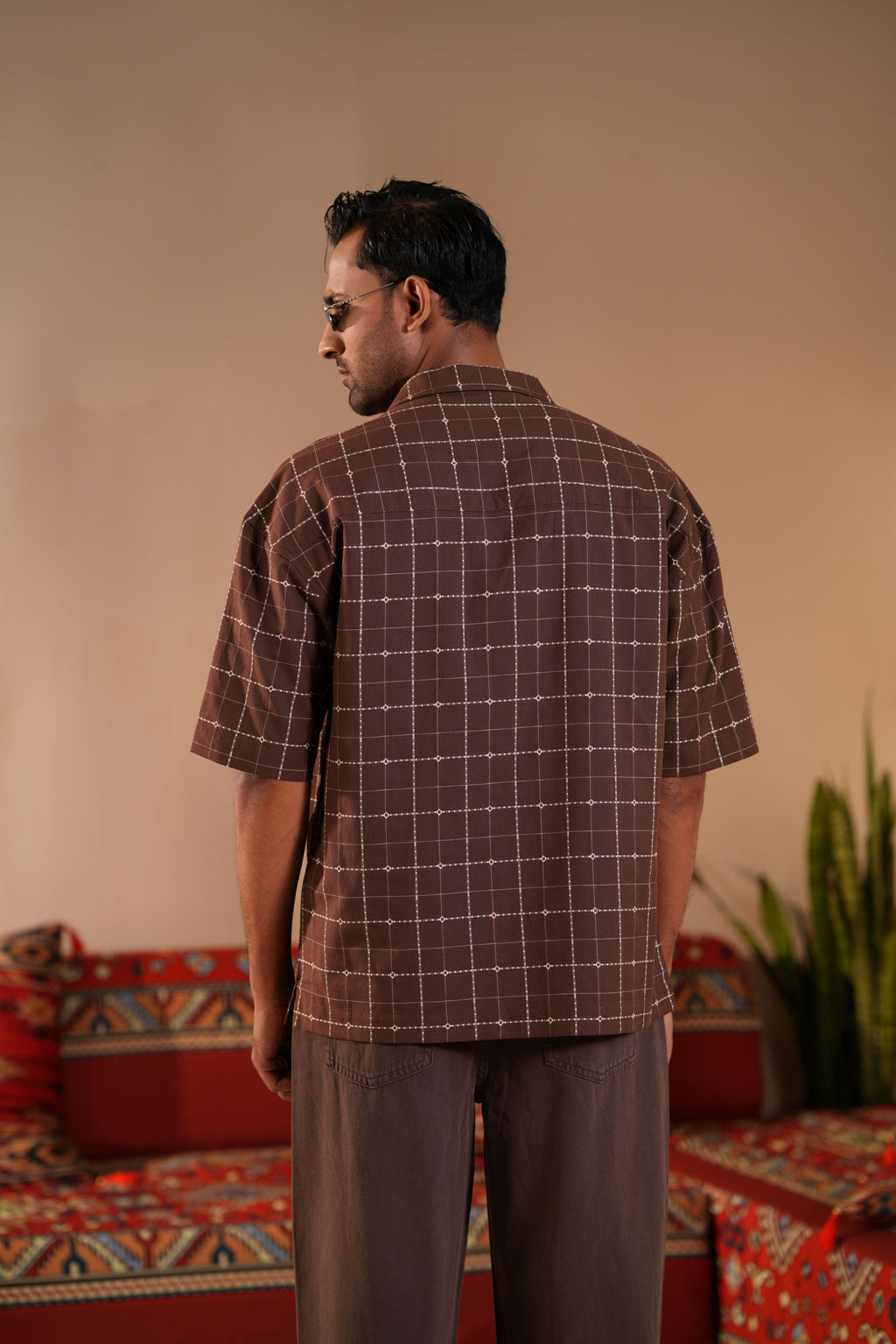 Men's Dk Brown Casual Shirt