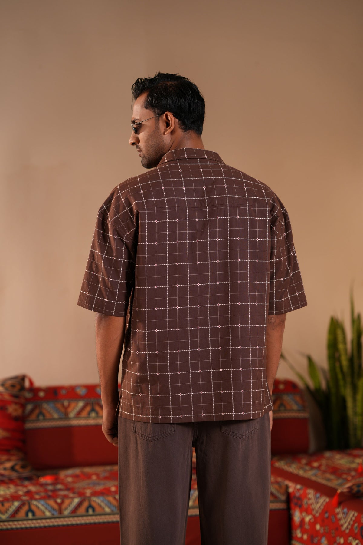 Men's Dk Brown Casual Shirt