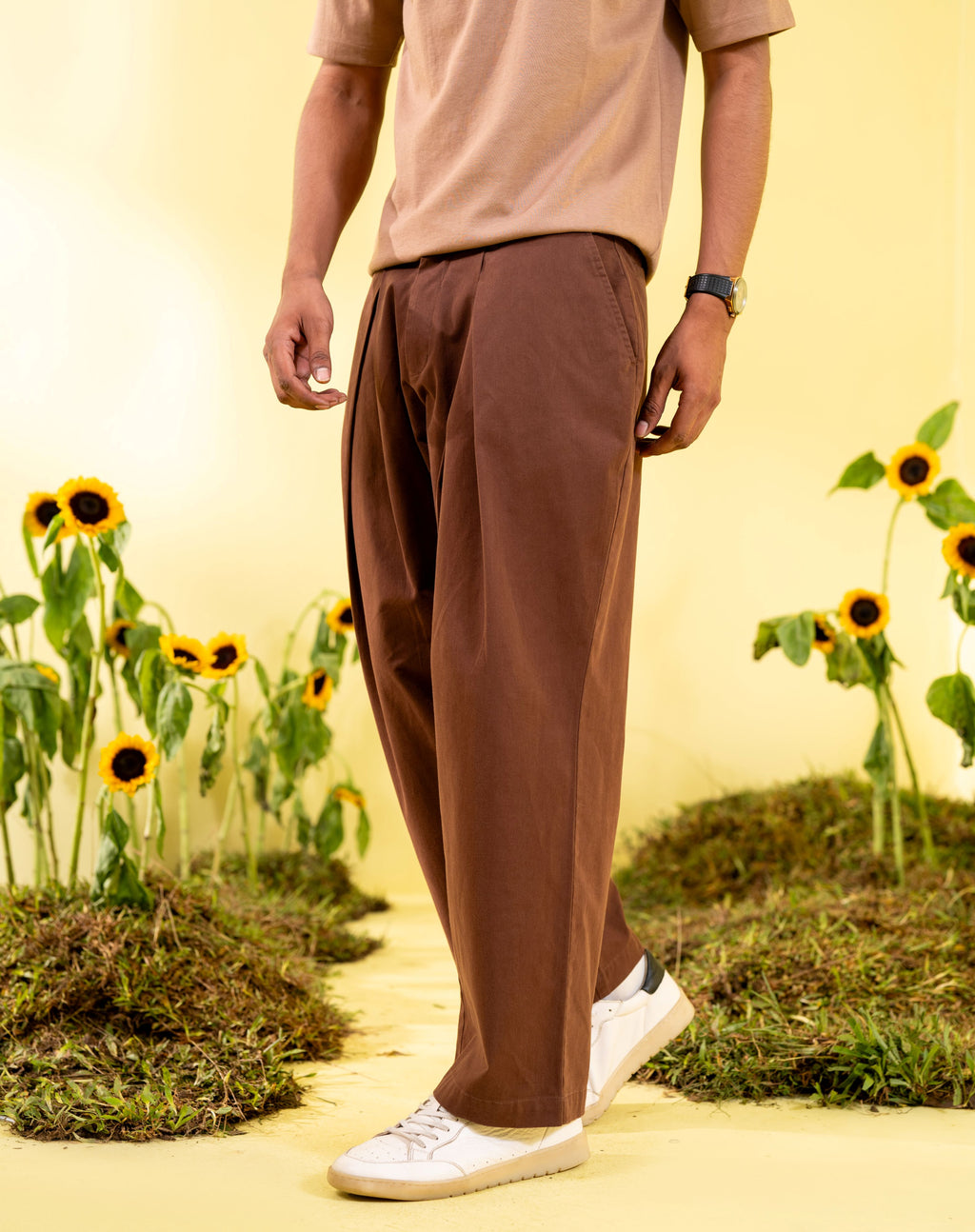 Men's Brown Chino Trouser