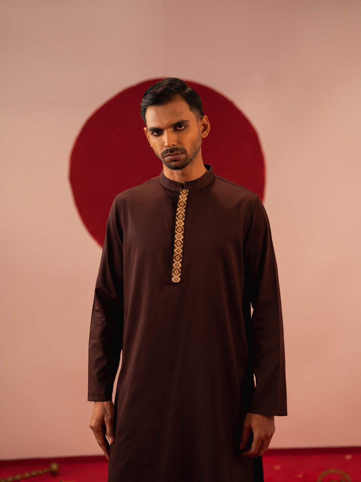 Men's Dk Brown Panjabi