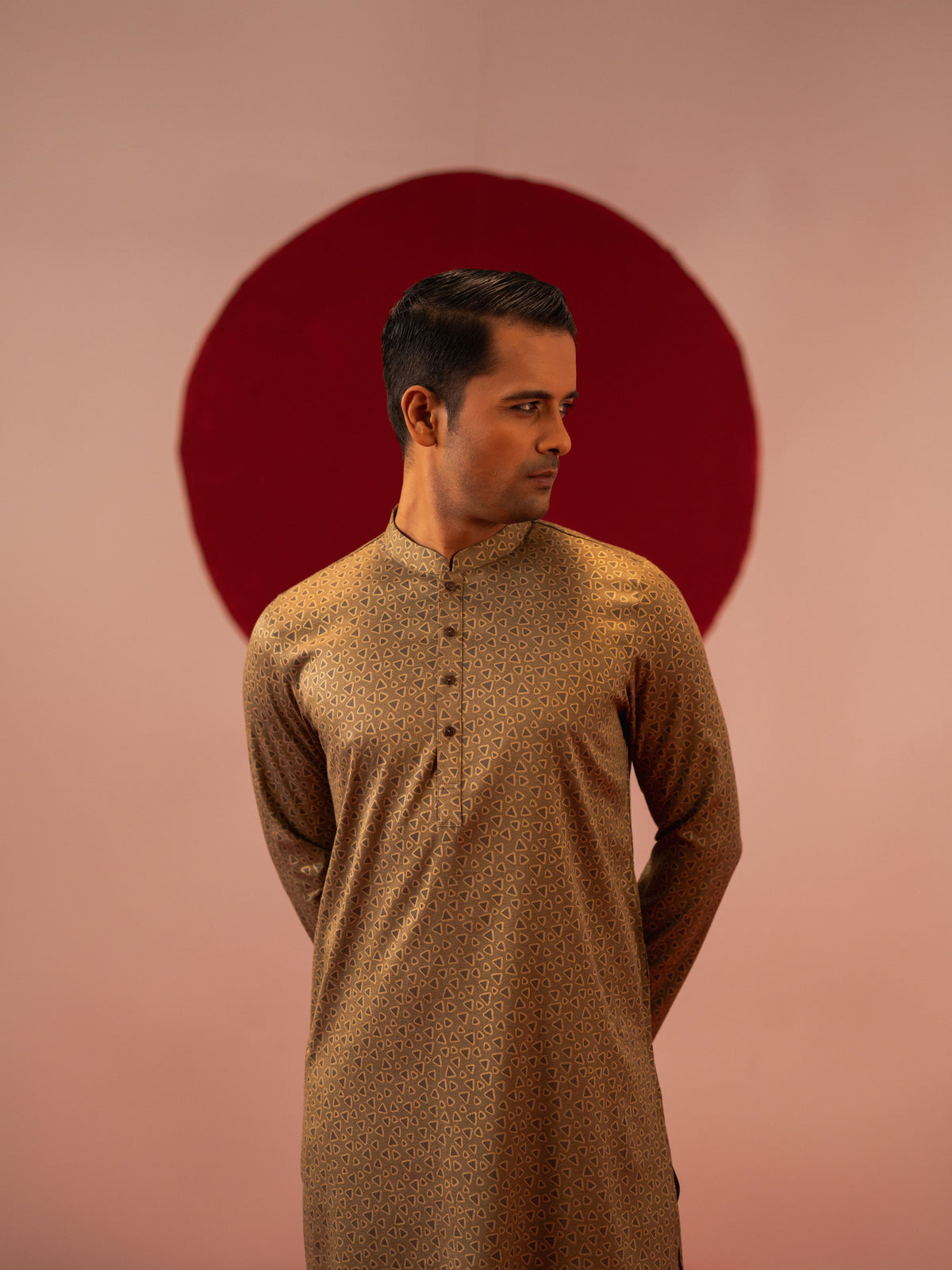 Men's Print Panjabi