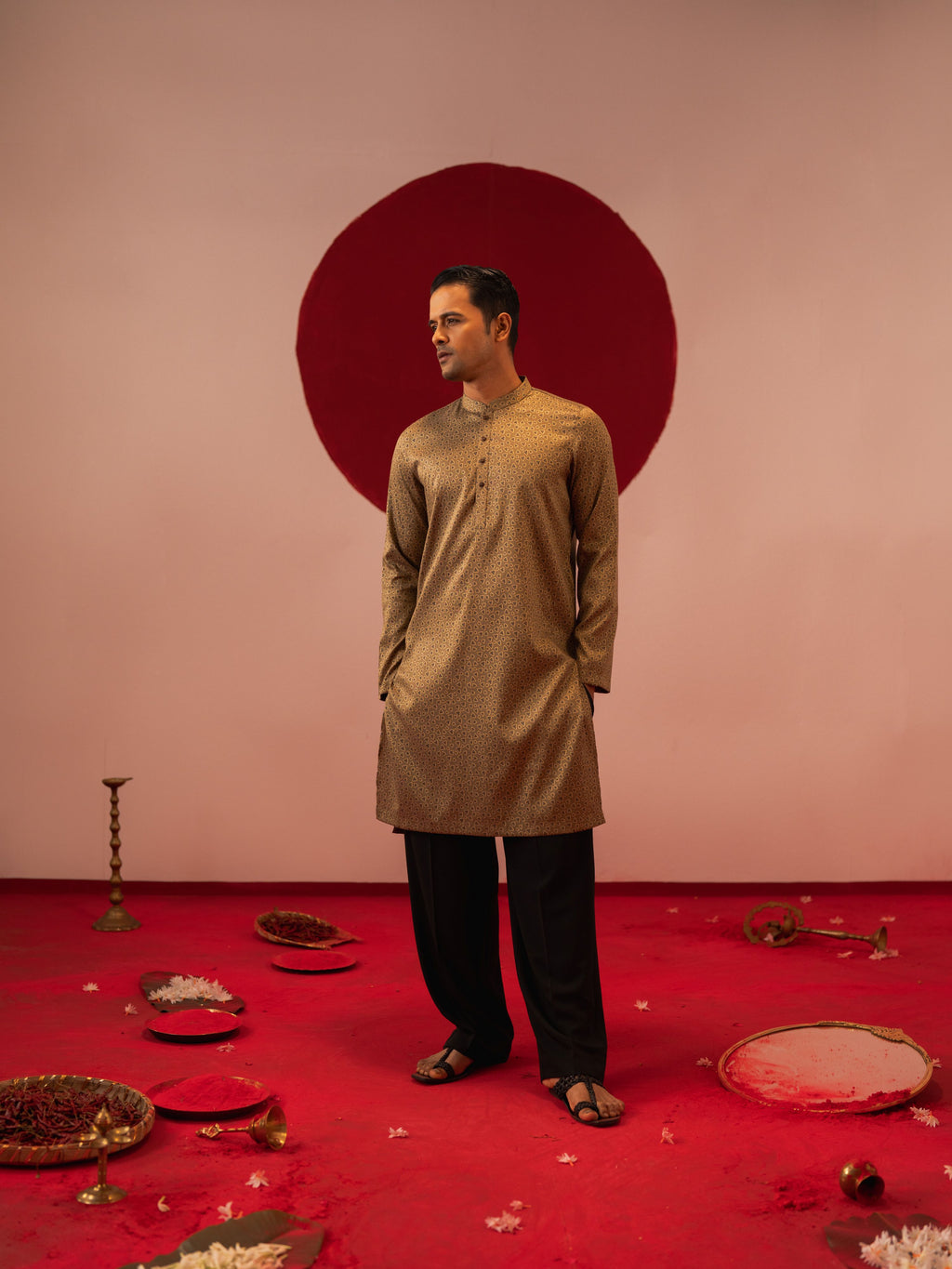 Men's Print Panjabi