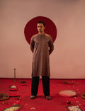 Men's Maroon Red Panjabi