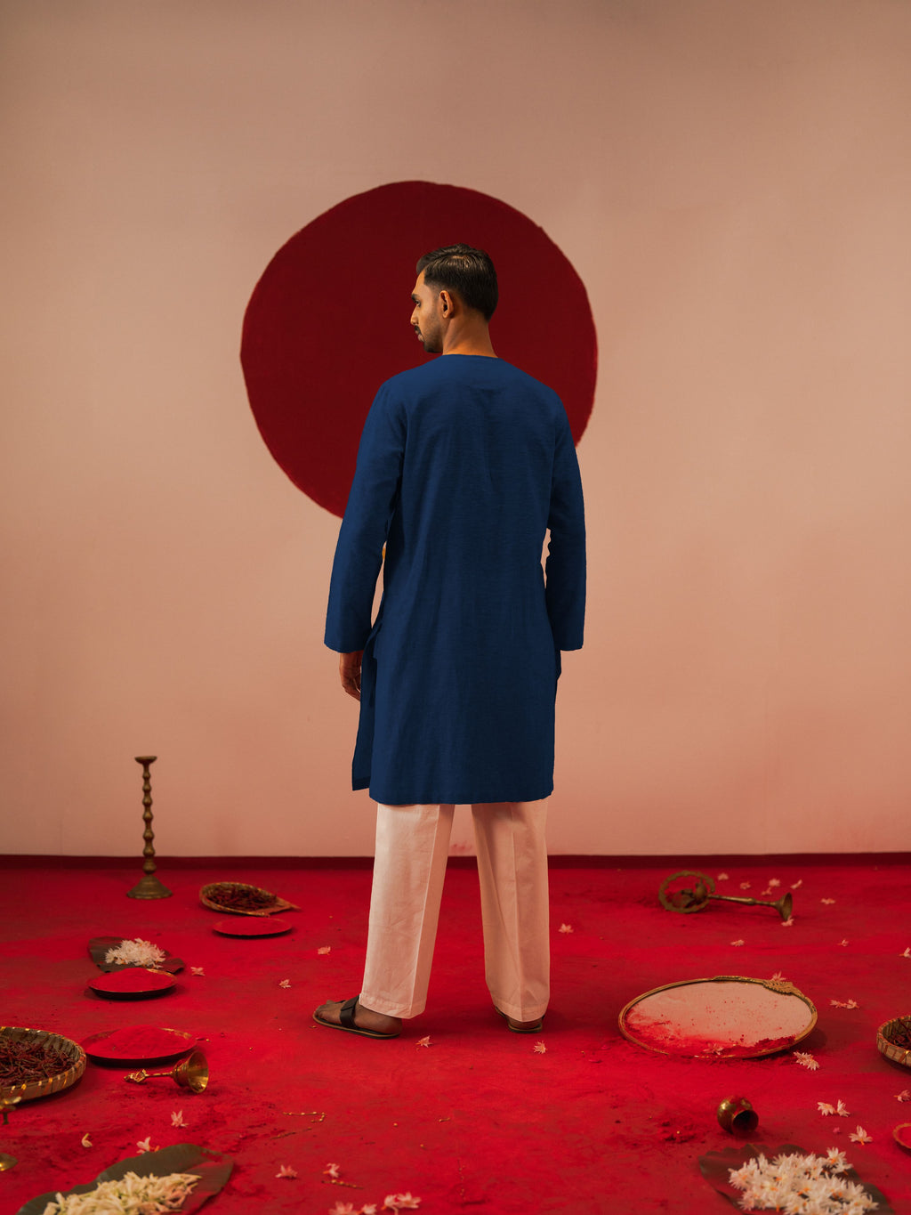 Men's Navy Panjabi
