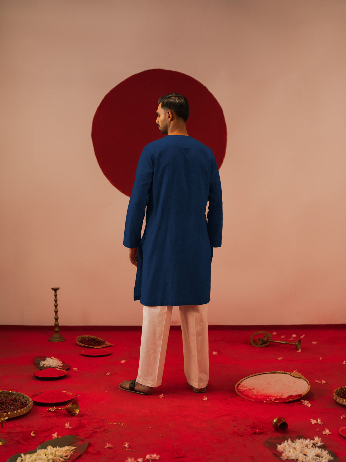 Men's Navy Panjabi