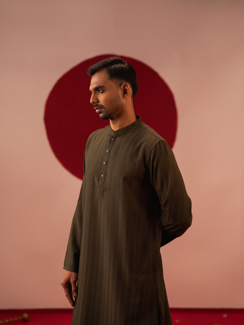 Men's Olive Panjabi