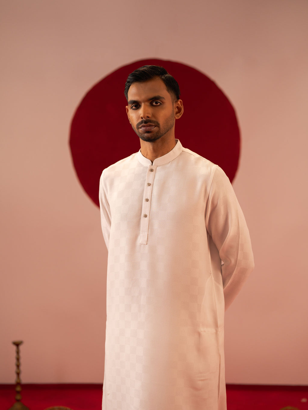 Men's White Panjabi