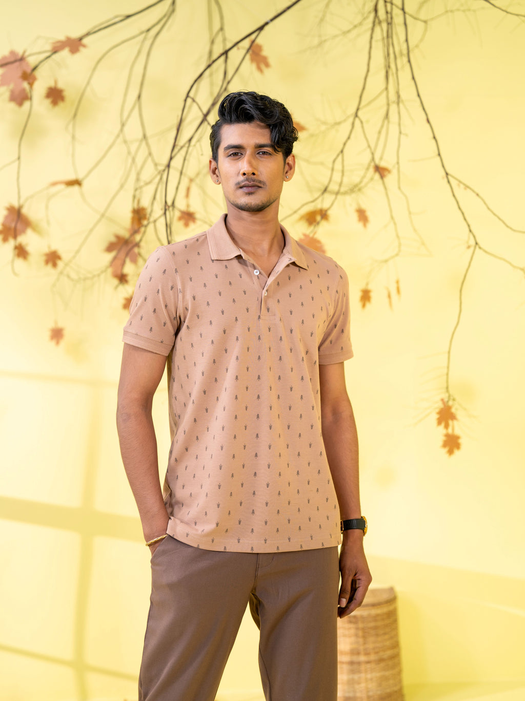 Men's Polo Shirt Mauve
