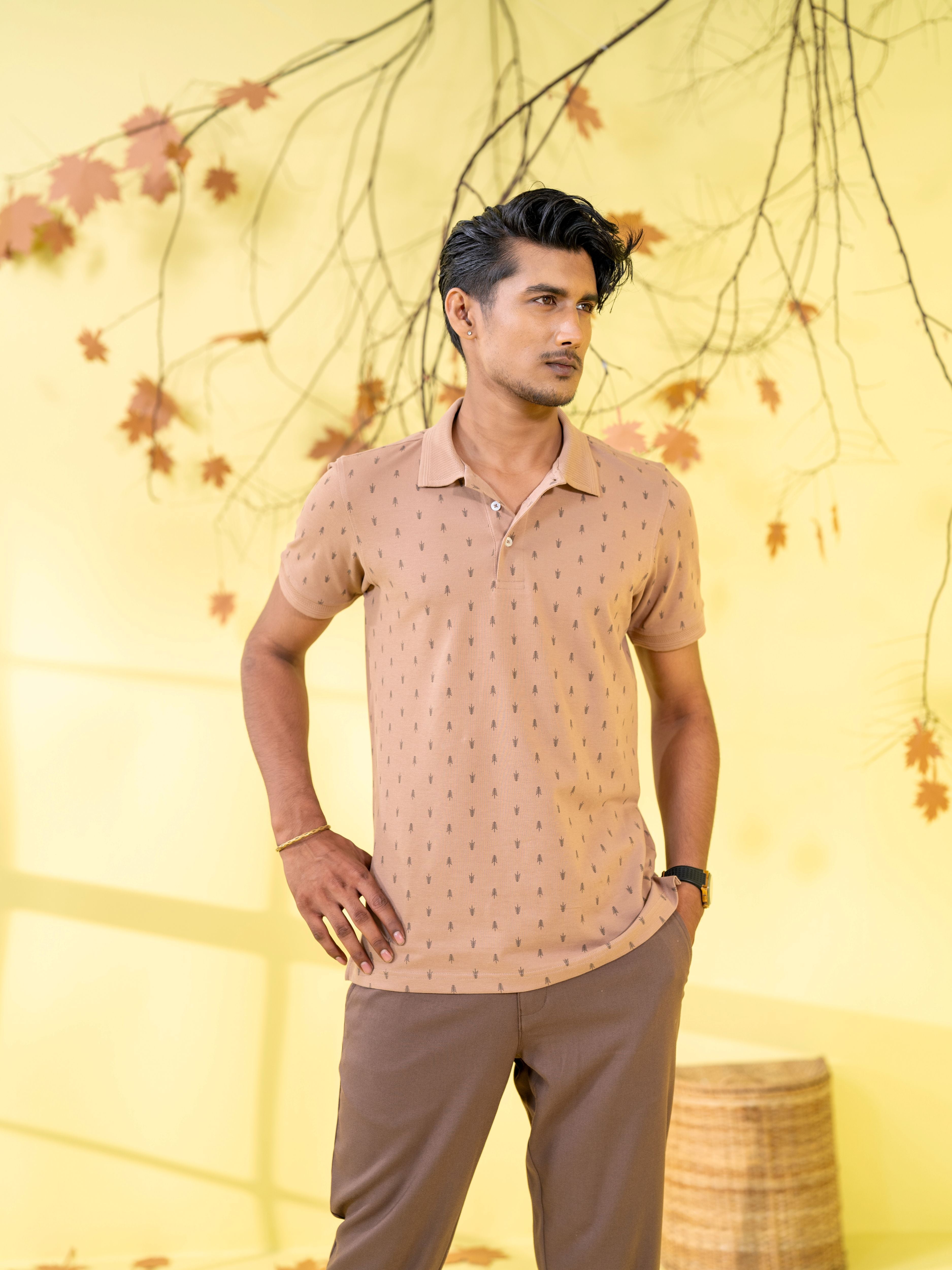 Men's Polo Shirt Mauve