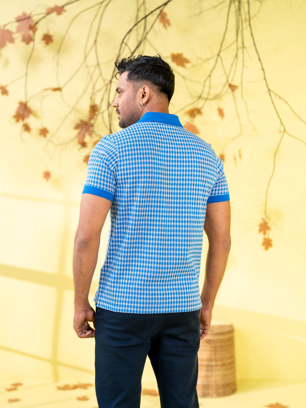 Men's Blue Polo Shirt