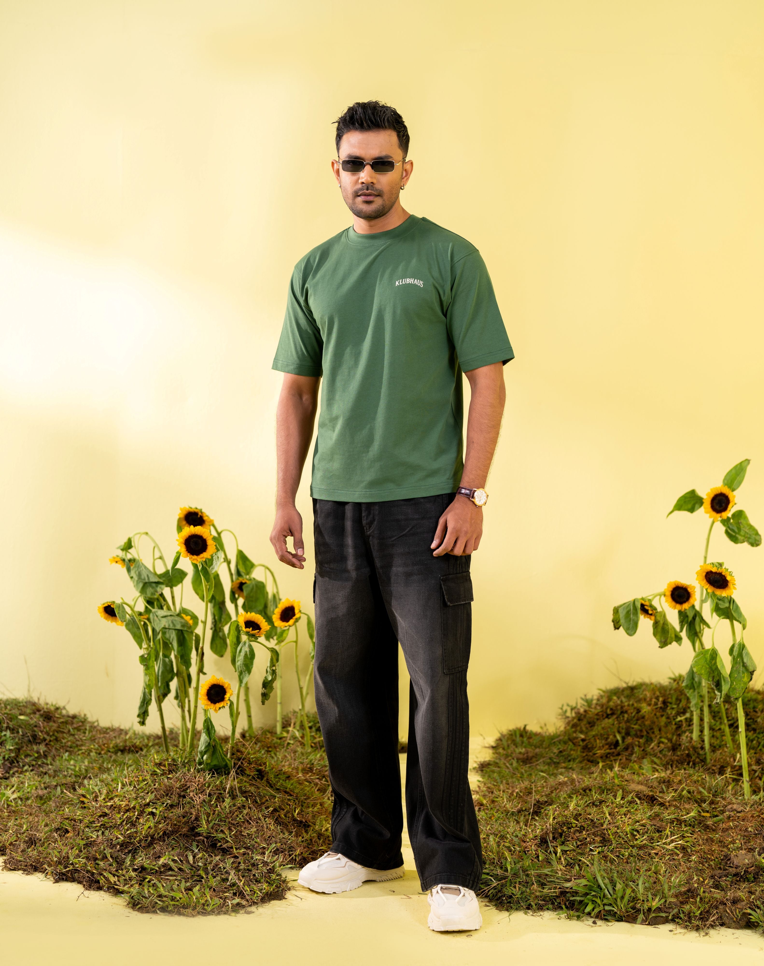 Men's Dark Green T-Shirt