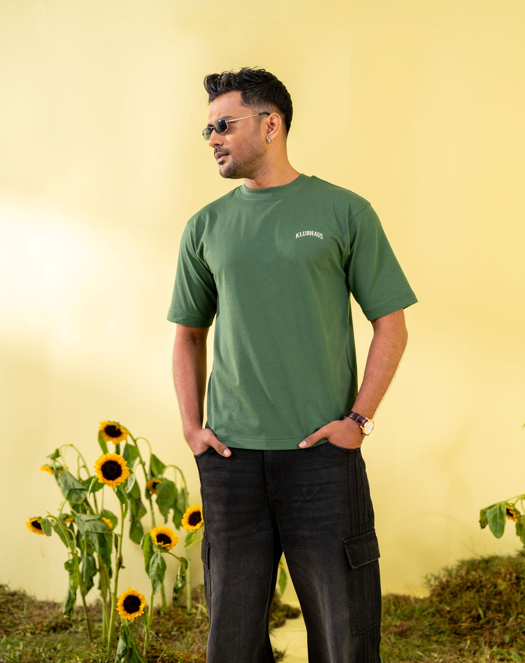 Men's Dark Green T-Shirt