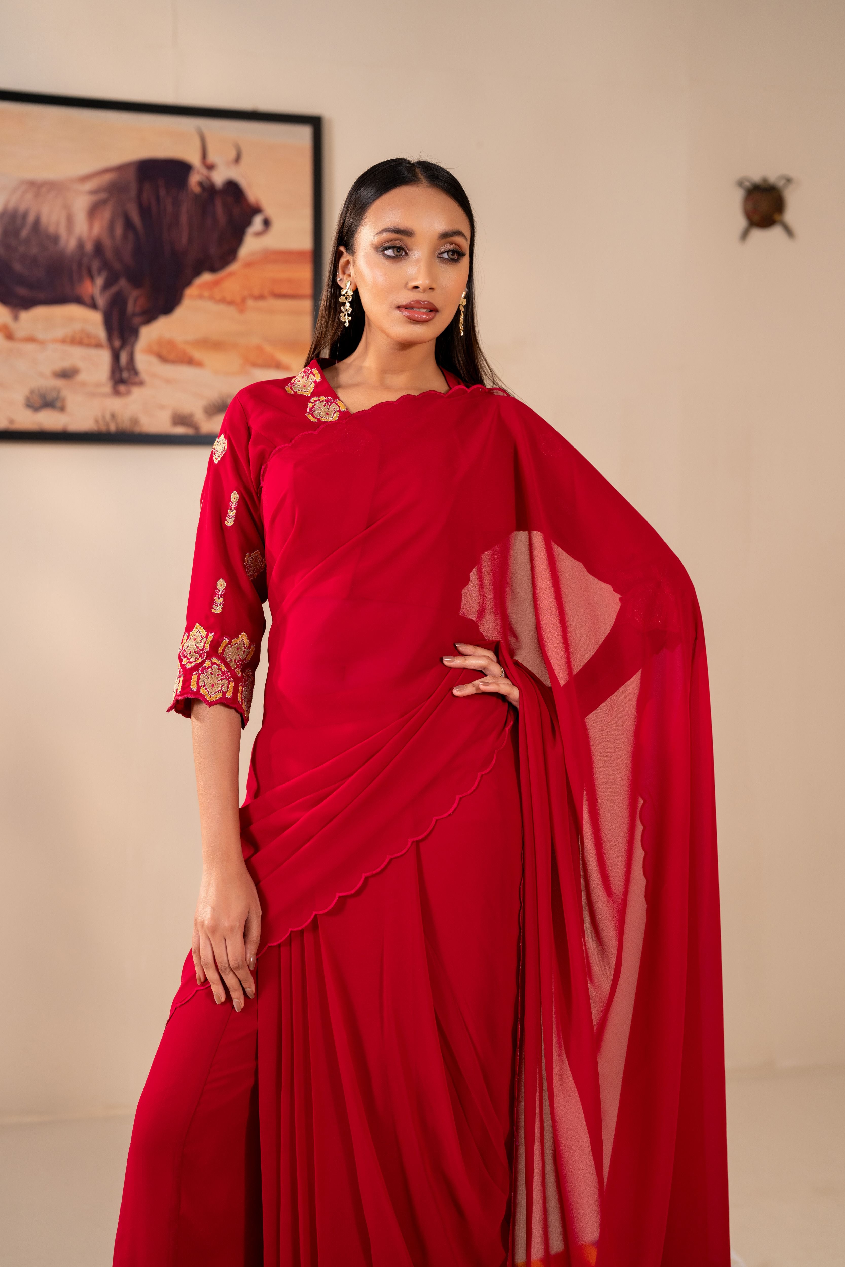 Women's Pant Saree
