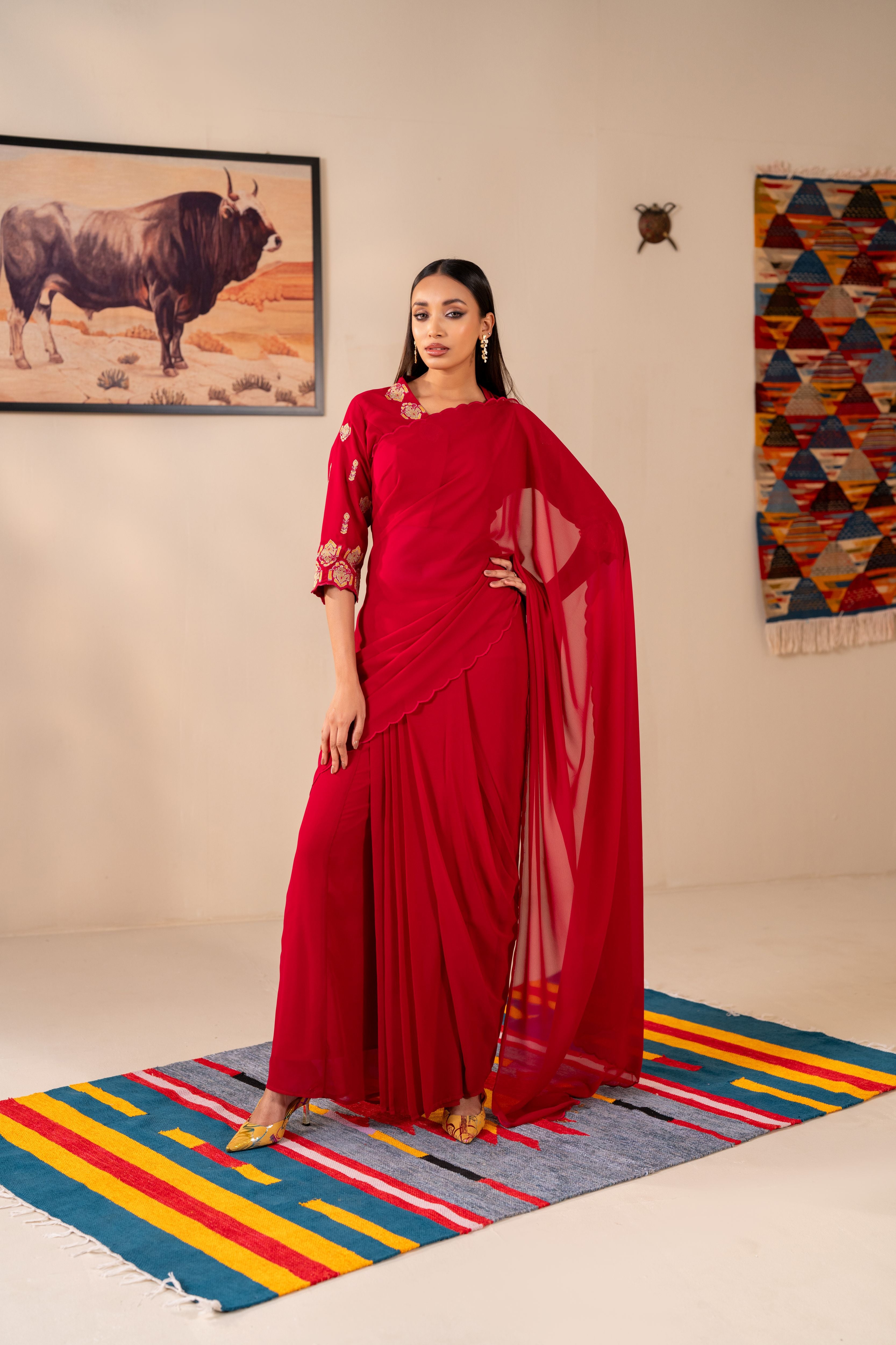 Women's Pant Saree
